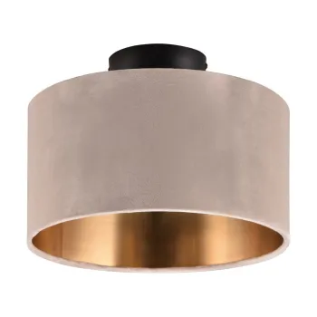 Plafoniera neagra-bej o 30 cm Julieta - Trio imagine