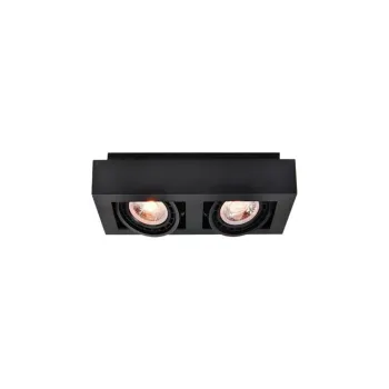 Plafoniera neagra cu abajur din metal 34x18,5 cm Loid - GTV imagine