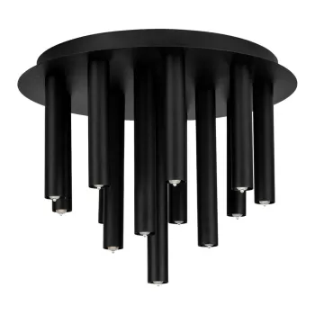 Plafoniera neagra cu abajur din metal 34x34 cm Gocce - Markslojd imagine