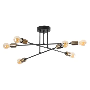 Plafoniera neagra Fleur - Opviq lights imagine