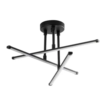 Plafoniera neagra LED 26x51 cm Ledflower - Opviq lights imagine