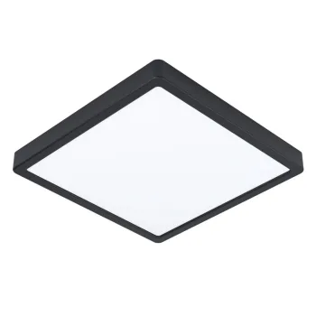 Plafoniera neagra LED 28,5x28,5 cm FUEVA 5 - EGLO imagine