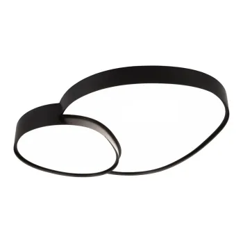Plafoniera neagra LED 63.5x77 cm Rise - Trio imagine
