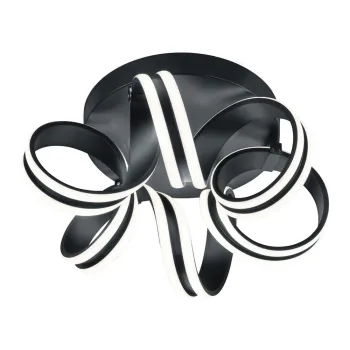Plafoniera neagra LED Carrera - Trio imagine