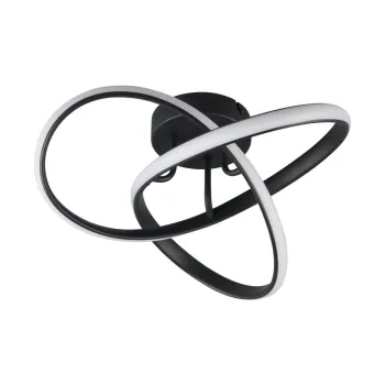 Plafoniera neagra LED Meo - Trio imagine