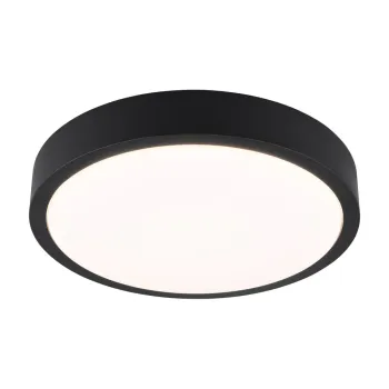 Plafoniera neagra LED o 40 cm Iseo - Trio imagine