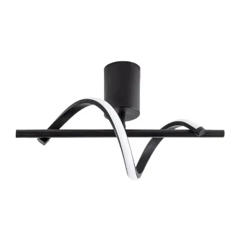 Plafoniera neagra LED o 7 cm Likma - Opviq lights imagine