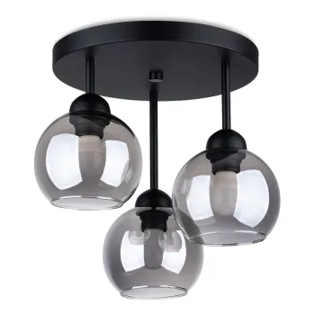 Plafoniera neagra o 15 cm Grande - Nice Lamps imagine