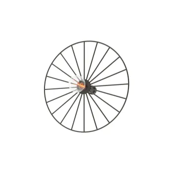 Plafoniera neagra o 30 cm Soho - Nice Lamps imagine