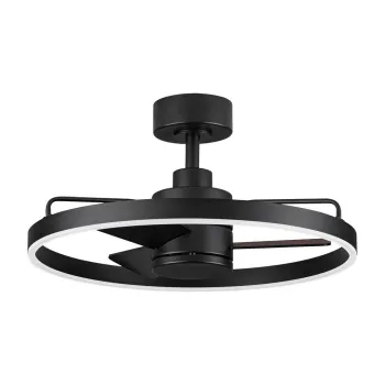 Plafoniera negru-mat LED cu intensitate reglabila din metal Lunair - Nova Luce imagine