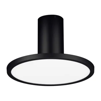 Plafoniera negru-mat LED cu structura flexibila din aluminiu Ekei - Nova Luce imagine