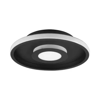 Plafoniera negru-mat LED din metal o 30 cm Ascari - Trio imagine