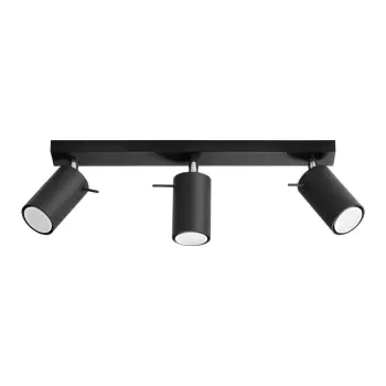 Plafoniera Nice Lamps Etna, negru imagine