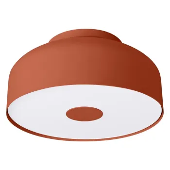 Plafoniera portocalie o 30 cm Blacko - Sollux imagine