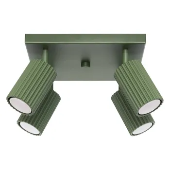 Plafoniera verde 25x25 cm Gleam - Nice Lamps imagine