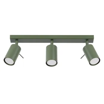 Plafoniera verde 6x45 cm Etna - Nice Lamps imagine