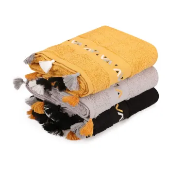 Prosoape 3 buc. din bumbac din frotir 50x90 cm Asorti - Foutastic imagine