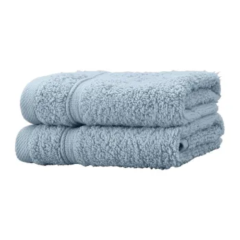 Prosoape albastre 2 buc. din bumbac din frotir 30x30 cm Zero Twist - Catherine Lansfield imagine