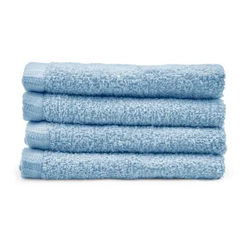 Prosoape albastre 4 buc. din bumbac cu uscare rapida 30x30 cm Quick Dry - Catherine Lansfield imagine