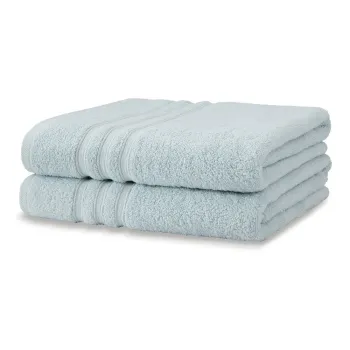 Prosoape albastru-deschis 2 buc. din bumbac din frotir 90x140 cm Zero Twist - Catherine Lansfield imagine