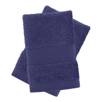 Prosoape albastru-inchis 2 buc. din bumbac din frotir 30x30 cm Anti-Bacterial - Catherine Lansfield imagine