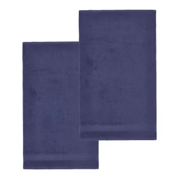 Prosoape albastru-inchis 2 buc. din bumbac din frotir 90x140 cm Anti-Bacterial - Catherine Lansfield imagine