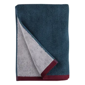 Prosoape albastru-inchis/gri 2 buc. din bumbac organic din frotir 40x55 cm Soft - Mette Ditmer Denmark imagine