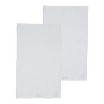 Prosoape albe 2 buc. din bumbac cu uscare rapida/din frotir 90x140 cm Quick Dry - Catherine Lansfield imagine