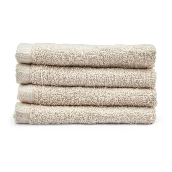 Prosoape bej 4 buc. din bumbac cu uscare rapida 30x30 cm Quick Dry - Catherine Lansfield imagine