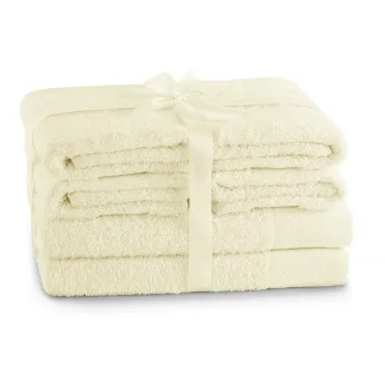 Prosoape de baie crem 6 buc. din bumbac din frotir Amari - Restilo imagine
