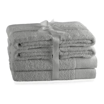 Prosoape de baie gri 6 buc. din bumbac frotir Amari - AmeliaHome imagine