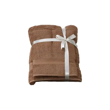 Prosoape de baie maro 2 buc. din bumbac din frotir - Foutastic imagine