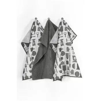 Prosoape de bucatarie 3 buc. din microfibra 48x40 cm Essential - Tiseco Home Studio imagine