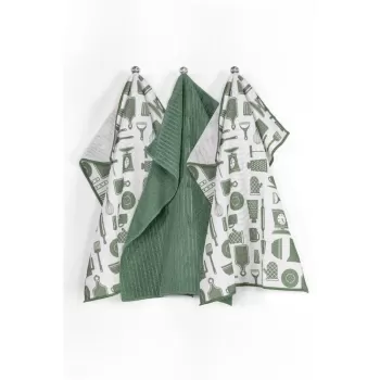 Prosoape de bucatarie 3 buc. din microfibra 48x40 cm Essential - Tiseco Home Studio imagine