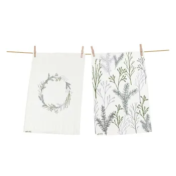 Prosoape de vase 2 buc. din bumbac 50x70 cm Christmas Twigs - Butter Kings imagine