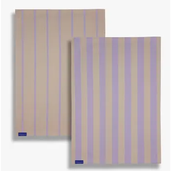Prosoape de vase 2 buc. din bumbac 50x70 cm Stripes - Mette Ditmer Denmark imagine