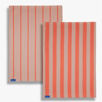 Prosoape de vase 2 buc. din bumbac 50x70 cm Stripes - Mette Ditmer Denmark imagine