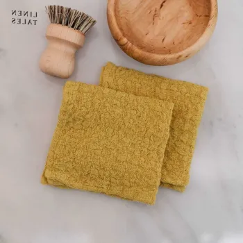 Prosoape de vase 2 buc. din in 26x26 cm - Linen Tales imagine