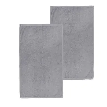 Prosoape gri 2 buc. din bumbac cu uscare rapida/din frotir 90x140 cm Quick Dry - Catherine Lansfield imagine