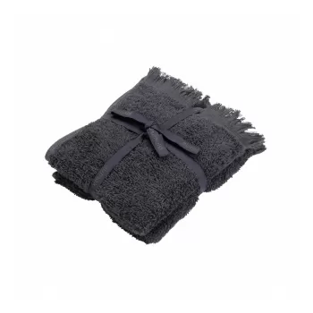 Prosoape gri-inchis 2 buc. din bumbac 30x50 cm FRINO - Blomus imagine