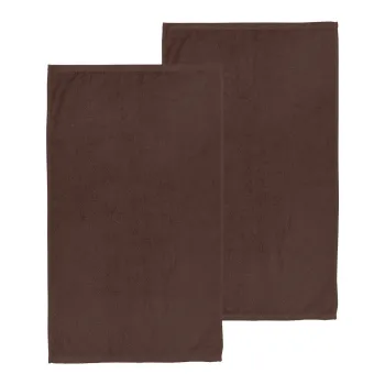 Prosoape maro 2 buc. din bumbac cu uscare rapida/din frotir 90x140 cm Quick Dry - Catherine Lansfield imagine