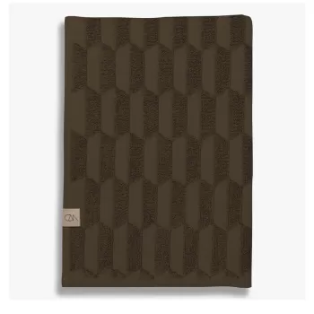 Prosoape maro inchis 2 buc. din bumbac 35x55 cm Geo - Mette Ditmer Denmark imagine