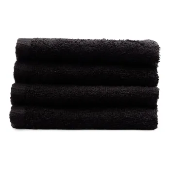 Prosoape negre 4 buc. din bumbac cu uscare rapida/din frotir 30x30 cm Quick Dry - Catherine Lansfield imagine