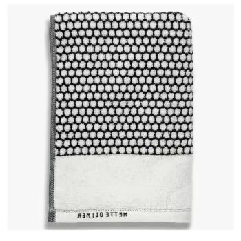 Prosoape negre-albe 2 buc. din bumbac 40x60 cm Grid - Mette Ditmer Denmark imagine