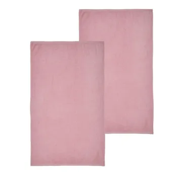 Prosoape roz 2 buc. din bumbac cu uscare rapida/din frotir 90x140 cm Quick Dry - Catherine Lansfield imagine