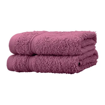 Prosoape roz-inchis 2 buc. din bumbac din frotir 30x30 cm Zero Twist - Catherine Lansfield imagine