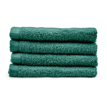 Prosoape verde 4 buc. din bumbac cu uscare rapida 30x30 cm Quick Dry - Catherine Lansfield imagine