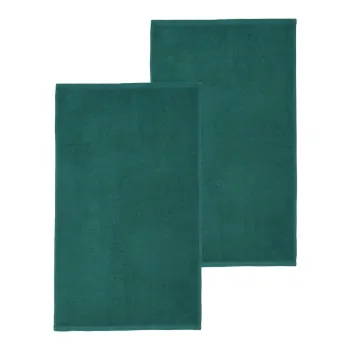 Prosoape verde-inchis 2 buc. din bumbac cu uscare rapida/din frotir 90x140 cm Quick Dry - Catherine Lansfield imagine