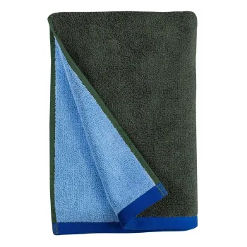 Prosoape verde-inchis/albastre 2 buc. din bumbac organic din frotir 40x55 cm Soft - Mette Ditmer Denmark imagine