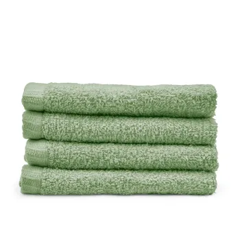 Prosoape verzi 4 buc. din bumbac cu uscare rapidAf/din frotir 30x30 cm Quick Dry aEURCatherine Lansfield imagine